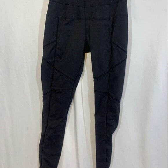 karma leggings. Black. Size 2. New condition. See through lines. Compression. - Picture 9 of 9